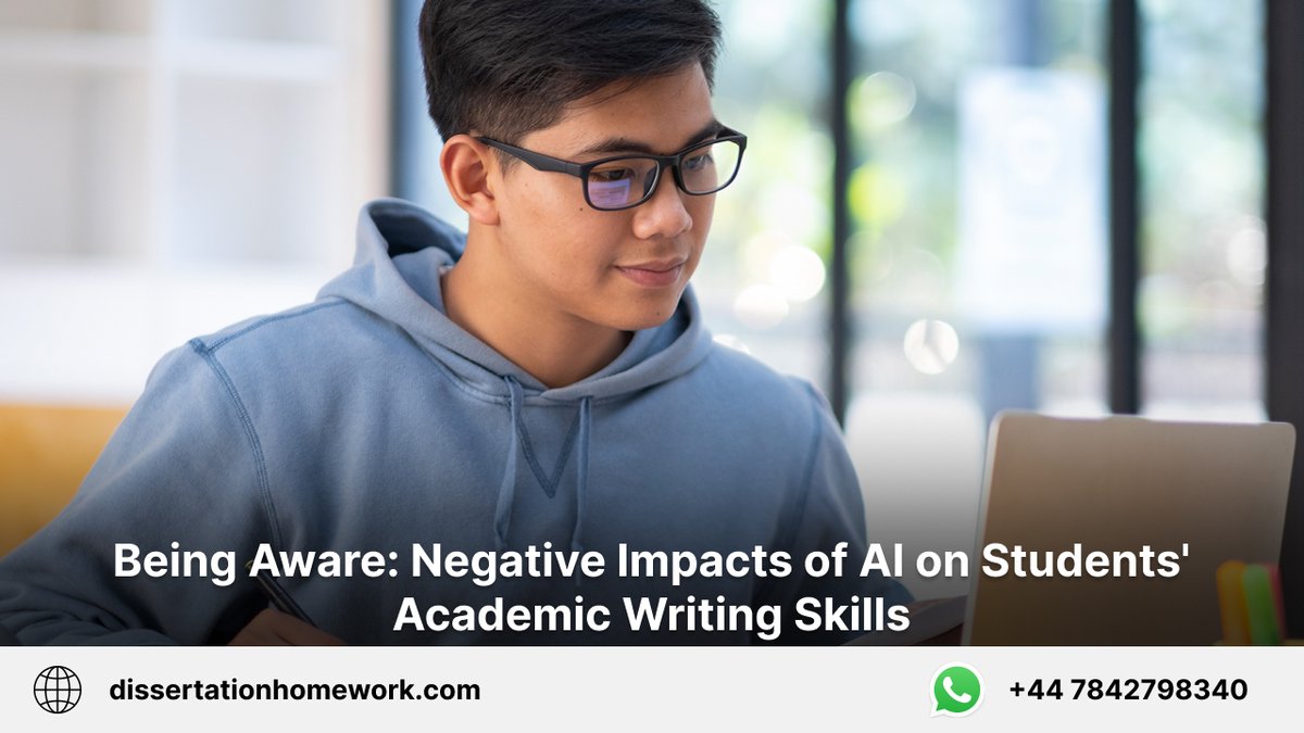 DissertationWrk's tweet image. Read this blog to about Adverse Effects of Artificial Intelligence on Students Academic Skills Raising Awareness
Explore -: shorturl.at/ltFS3
#essaywritinghelp #dissertationwriting #dissertationproofreading #SPSShelp #Aidissertationwriting #dissertationwriters