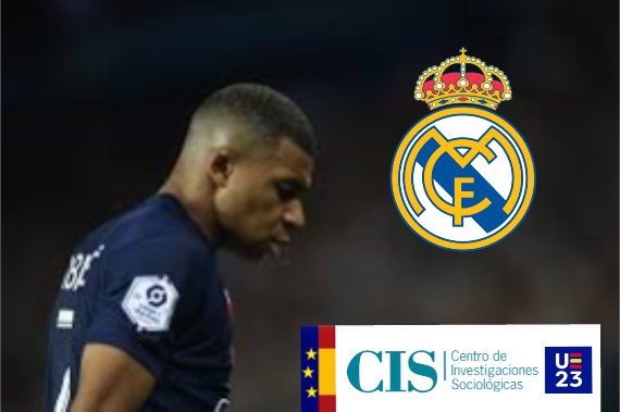 El CIS de Tezanos pronostica que hoy no se hará oficial el fichaje de Mbappe por el Real Madrid.