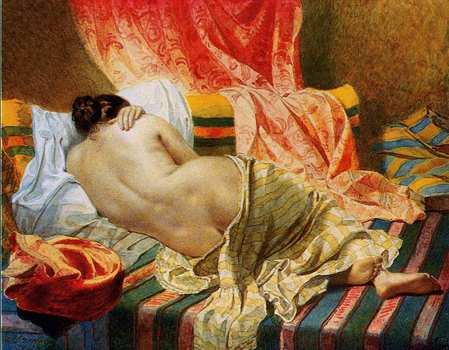 ukr_arthistory's tweet photo. This work of Taras Shevchenko has two titles "The Mistress of Herself" and "Odalisque." (1840). Usually, people know Shevchenko's anti-imperial poetry, but he was a great artist. He started to paint when he was still a serf. https://t.co/xccK3qelay