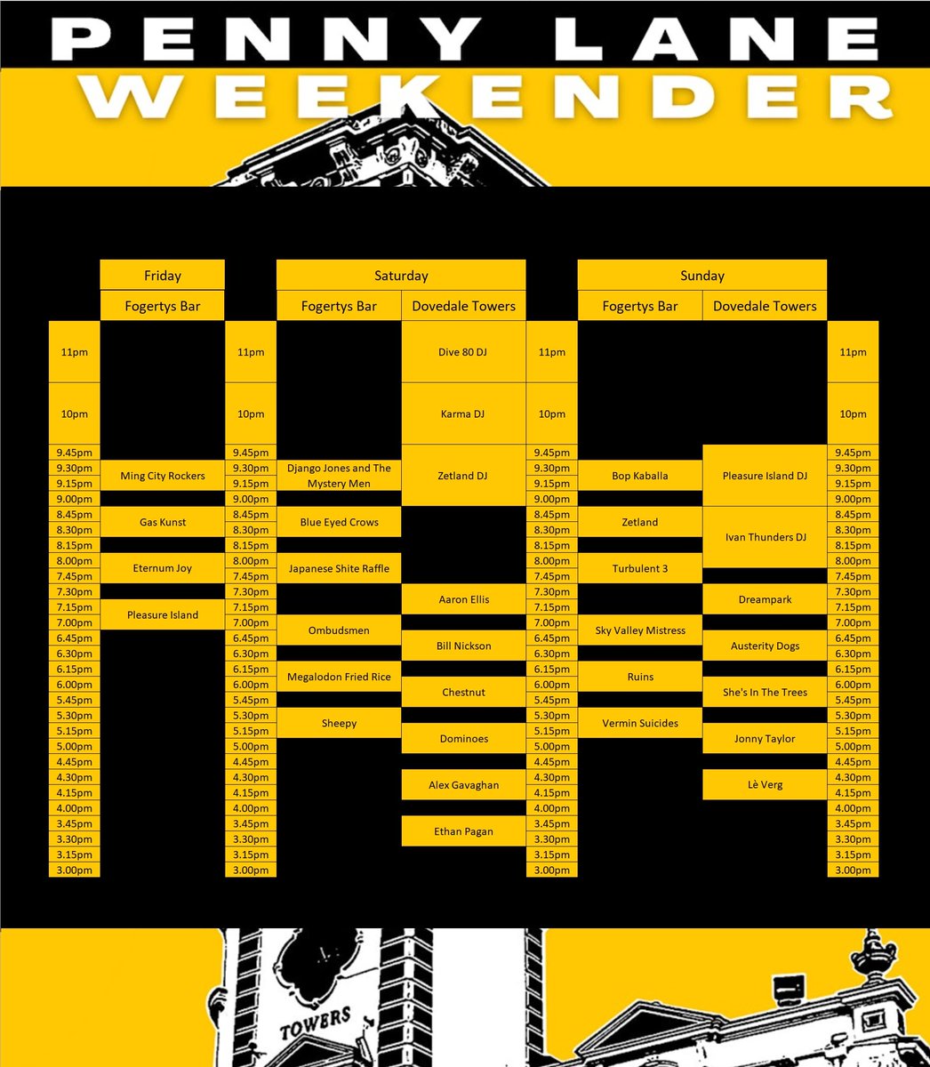 #PennyLaneWeekender starts tomorrow