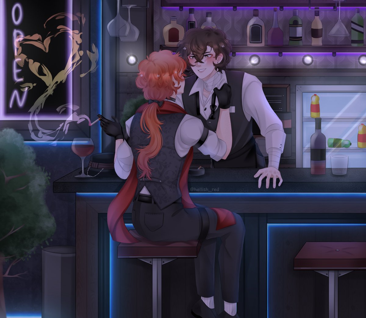 Kiss me you animal 💙💜