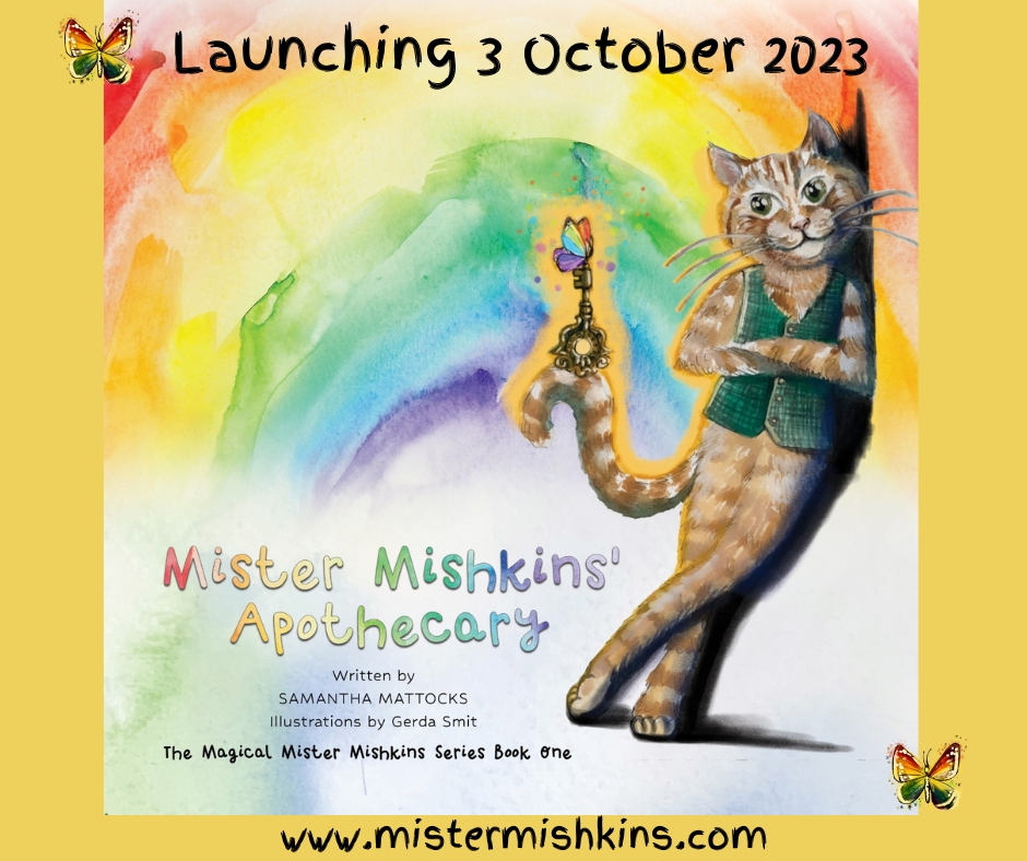 _samanthawrites's tweet photo. I am thrilled to share that my debut children's book, Mister Mishkins' Apothecary, will be launched two months today! The first in my Magical Mister Mishkins Series, this book is inspired by my #cat 

Find out more at https://t.co/JwDnJ5jeok 

@Writers_Artists #childrensbook https://t.co/hlrhtEcA7h