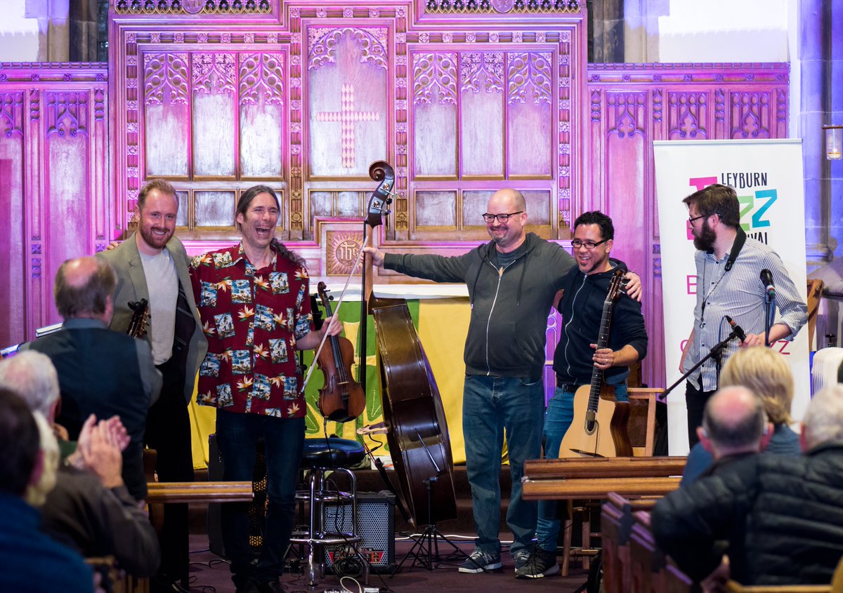 ertheatre's tweet photo. Gypsy jazz supergroup, Yorkshire Gypsy Swing Collective, are coming to ERT THIS MONTH 🎶

🗓️ Wednesday 30th August, 7.30pm
🎟️ https://t.co/MyNwFMiS37 https://t.co/B2z1D4ucBj