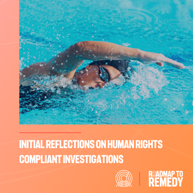SportandRights's tweet photo. Experiences across #Sport have shown that institutional responses to reports of #abuse can be inadequate, unsafe & ineffective.
Check out our top 5 initial reflections on conducting #HumanRights compliant investigations, co-created with #AffectedPersons & technical experts
π