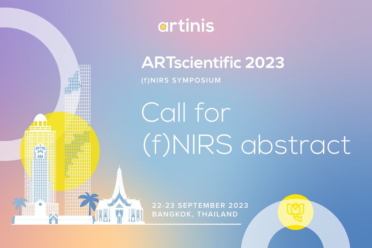 Artinis_MS's tweet image. #CallForAbstract
Present your (f)NIRS research/experience to fellow #fnirs #nirs researchers and experts at the ARTscientific symposium Bangkok!

Submit your abstract before August, 31st 2023.  

Abstract template &amp;amp; detailed information 👉 artinis.com/artscientific-…