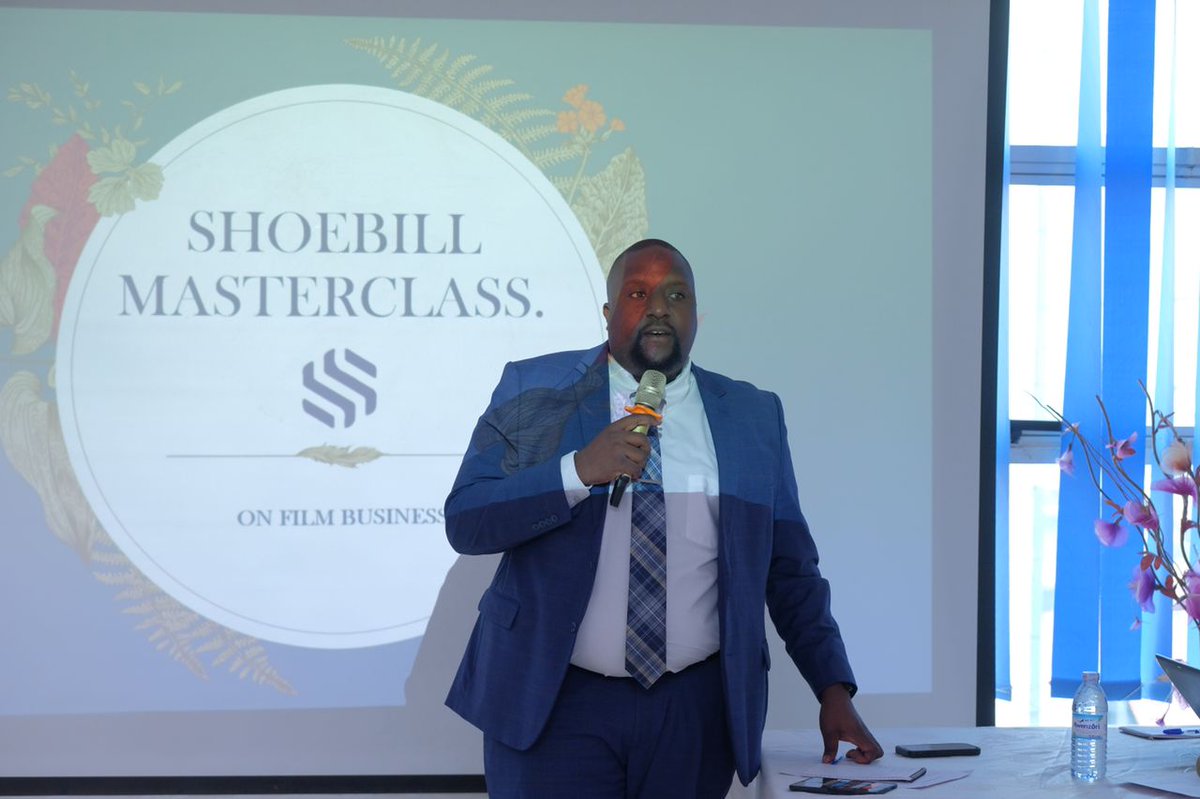cinemaUGApp's tweet photo. On the 28th of July 2023, Shoebill Advocates hosted a film masterclass on the business of film.

The session was aimed at teaching filmmakers, actors content creators, film producers, and directors how to deliver a clean chain of title and copyright, clearance for their content, film, documentary, and television production.

During the session, entertainment lawyer Mr. Louis Lwanga shared why every film set needs a production lawyer. Why it is very important to engage the legal department at the starting stages of production.

In his sharing, he said a legal counsel plays a crucial role in the film production chain, the lawyer provides legal guidance and legal aspects of film production, distribution, and related activities in order to minimize legal risks. You surely need legal counsel.

The second speaker was Council Tumusime Derek a film lawyer and partner of Shoebill Advocates who share about the importance of copyright and at what stage you should do it.

The firm director Mr. Steven assured us that they have opened and are ready to work and partner with filmmakers and other creatives to extend services to them in the creative sector.

#filmmaking #filmlawyer #Copyright