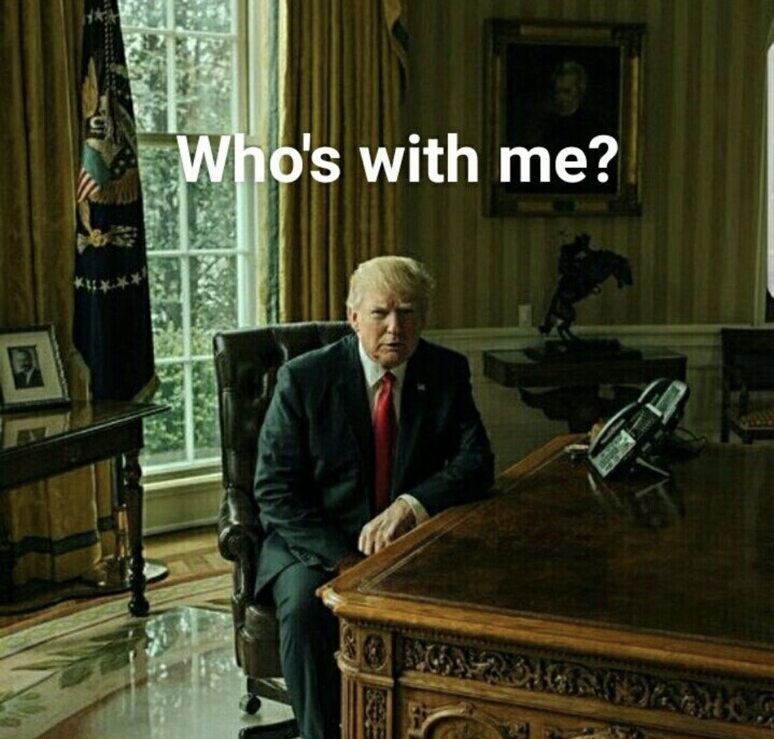 Chicago1Ray's tweet photo. I stand with Trump, fuck Mike Pence and Joe Biden.... he's the only one standing between us and these tyrants 👇 WHO'S WITH ME https://t.co/eKmPnveGrD