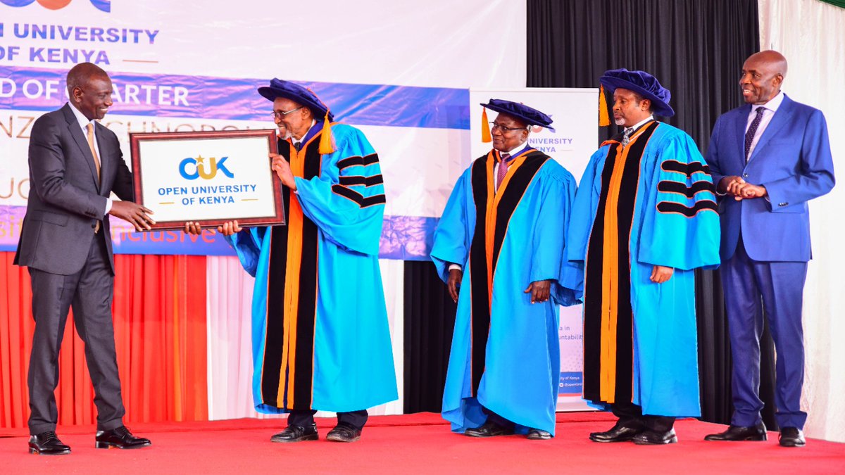 WilliamsRuto's tweet photo. The Open University of Kenya sets a unique path to affordable, inclusive and equitable education. https://t.co/NsDtcqC8YX