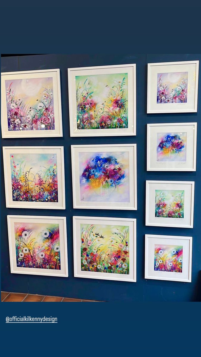 Loving my new collection on display <a href="/Kilkenny_Design/">Kilkenny Design</a> Nassau Street. Looking forward to working together &amp; being part of the Kilkenny Team <a href="/EvMoynihan/">Evelyn Moynihan</a> #irishart #contemporaryart #floralart