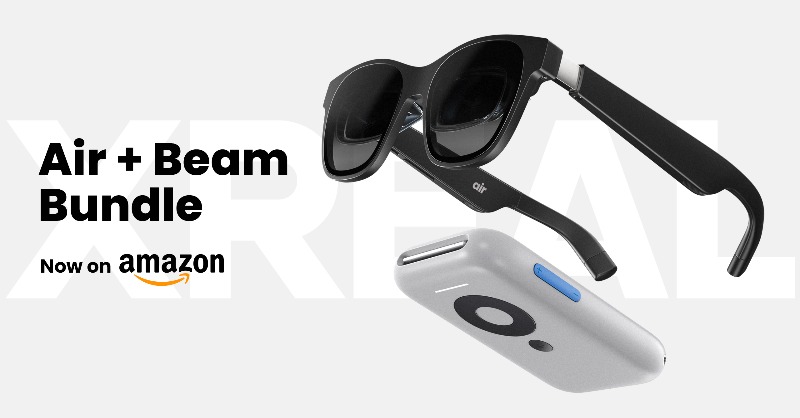 XREAL_Global's tweet photo. The talk of the Tech world is now available on Amazon 🛒
Get Beam and Air together as a bundle, straight to your door 🚪

Get the Air + Beam today ⚡️ https://t.co/y2fN9VkwWx