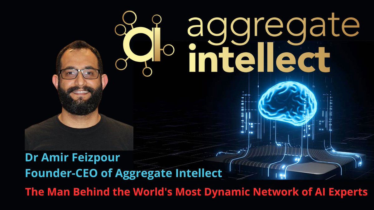 E² by Ari Massoudi (@createurdefutur) on Twitter photo ITW Dr Amir Feizpour - Founder-CEO aggregate intellect
<a href="/amirfzpr/">Amir Feizpour</a> <a href="/AISC_TO/">aggregate intellect</a> <a href="/benjamin_delsol/">Benjamin DELSOL, PhD</a>
The Man Behind the World's Most Dynamic Network of AI Experts
📷lnkd.in/eYmWd5XR ITW Dr Amir Feizpour - Founder-CEO aggregate intellect
<a href="/amirfzpr/">Amir Feizpour</a> <a href="/AISC_TO/">aggregate intellect</a> <a href="/benjamin_delsol/">Benjamin DELSOL, PhD</a>
The Man Behind the World's Most Dynamic Network of AI Experts
📷lnkd.in/eYmWd5XR