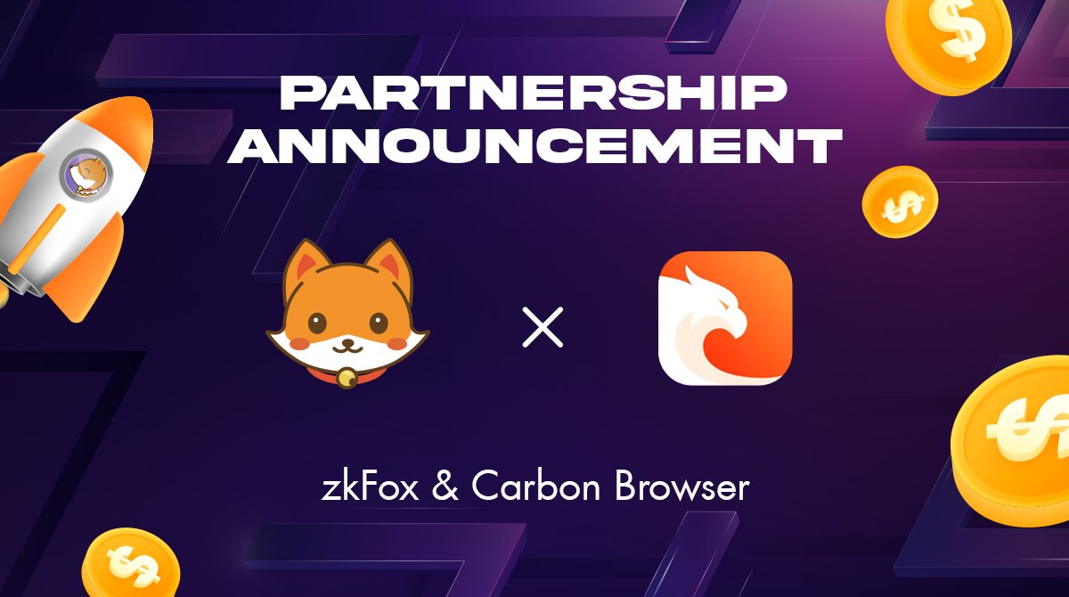 #zkFox & Carbon Browser partnership giveaway 💰: 1⃣0⃣0⃣ USDT to 2 winners 5⃣ zkFox WL Get access: 1. RT + ❤️ 2. Follow @zk_zkfox & @trycarbonio ⏳: Aug 3 - Aug 8 #zkSyncEra #Giveaway #CarbonBrowser $CSIX