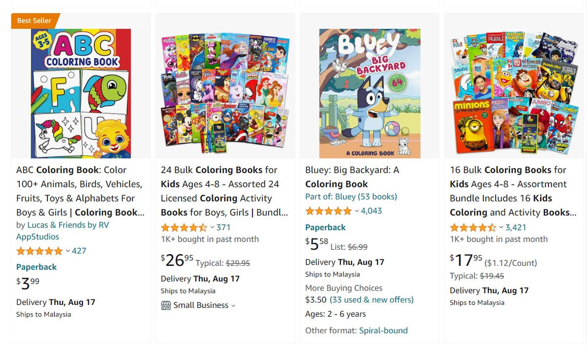 24 Bulk Coloring Books for Kids Ages 4-8 - Assorted 24 Licensed Coloring  Activity Books for Boys, Girls