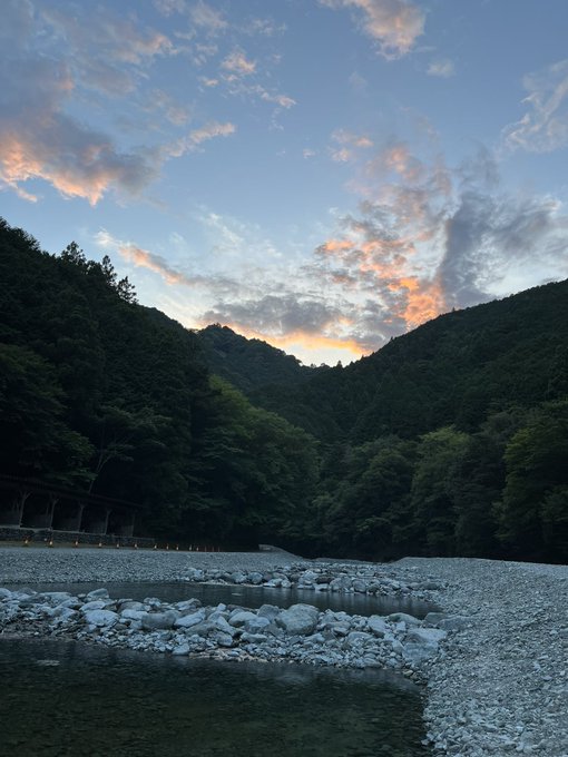 「自然风景 川」のTwitter画像/イラスト(新着)