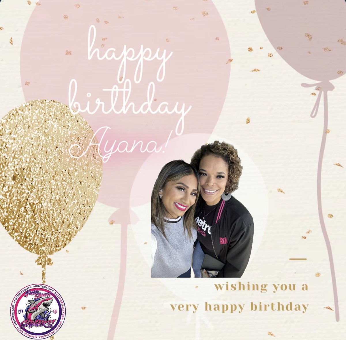 Hey Twitter fam! Please join me in celebrating the one and only <a href="/AyanaVDA/">Ayana</a>’s birthday! The Gulf South Sharks adore you and hope your day is nothing short of amazing!