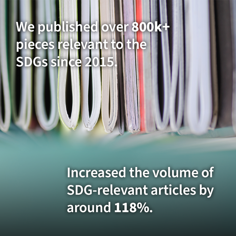 SpringerNature's tweet photo. The Sustainable Development Goals (SDGs) matter to us and our communities at Springer Nature Group. That's why we're proud to support and advance them through the content we publish and beyond. Learn more in our latest Sustainable Business Report 👇