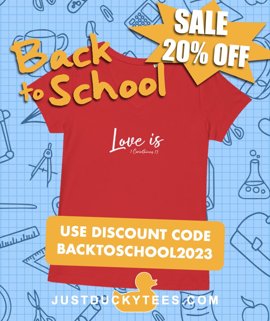 amyhigha's tweet photo. It’s time for your back to school shopping! Make a statement this year with Just Ducky Tees! 
Save 20% on you total at check out! Go to https://t.co/ux0A2oe0Y8 and start shopping!

#justduckytees #backtoschool #sale #tees #tshirts #shirts #apparel #clothing #smallbusiness https://t.co/tthxZourV9