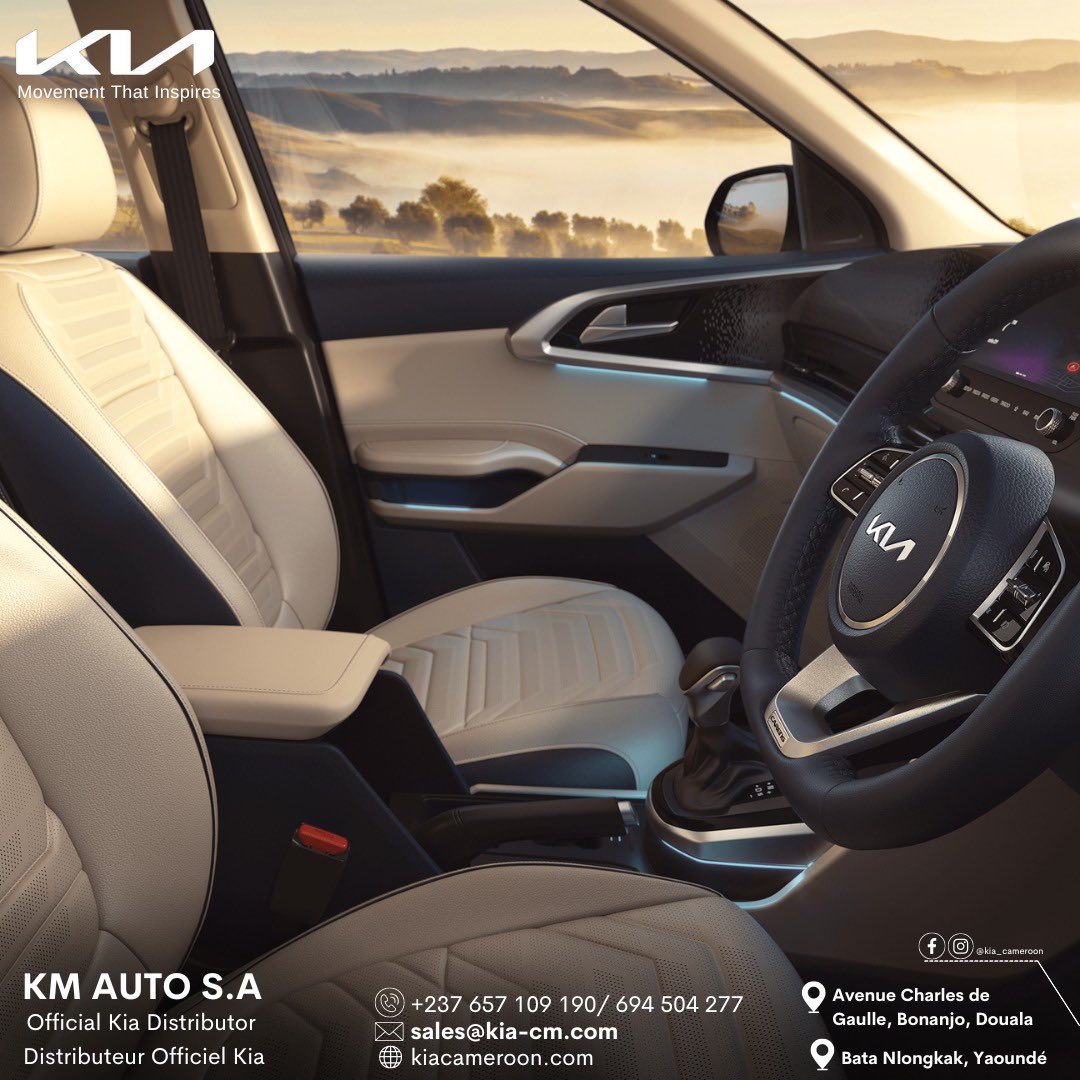 KiaCameroon's tweet photo. Explore the world as a family with Kia Carens.

Soon available in our showrooms
📍Douala- Avenue Charles de Gaulle
📍Yaoundé - Bata Nlongkak

#kiacameroon #kiaworldwide #kiacarens #movementthatinspires https://t.co/7LgFblneEu