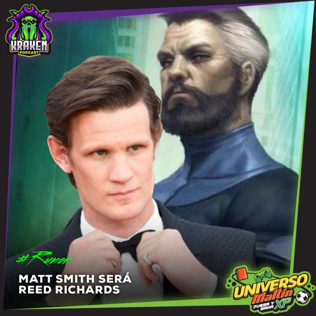Kraken_Geeked's tweet photo. Se rumora que #MattSmith (#TheCrown, #HouseOfTheDragon) ha estado en conversaciones con #MarvelStudios para interpretar a #ReedRichards en la próxima película de #FANTASTICFOUR. Sin embargo, debido a la reciente huelga de actores, aún no sabemos si ha aceptado el papel. https://t.co/BEYY3FQ5cz