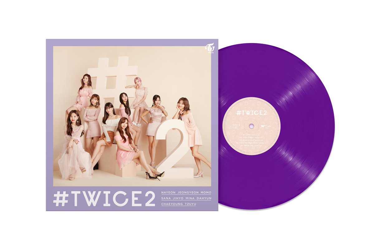 TWICE BEST ALBUM『#TWICE』シリーズ数量限定生産アナログ盤4作品同時