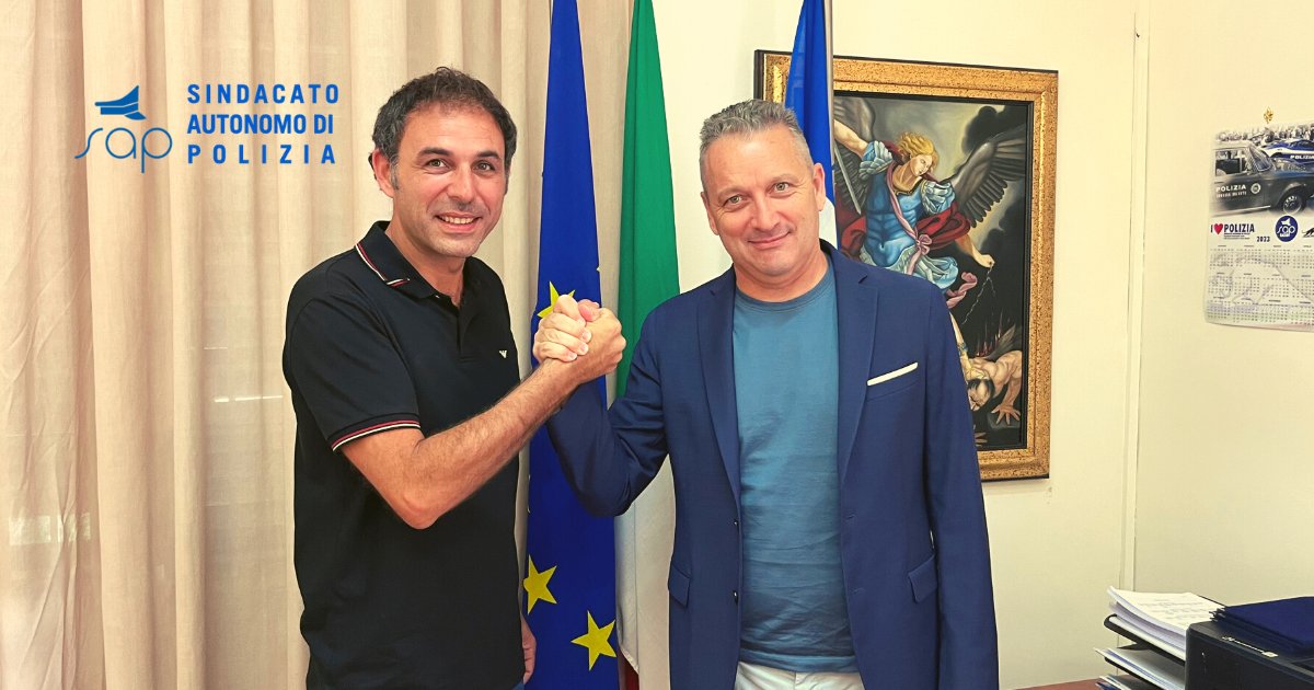 Il sindacato Libertà e Sicurezza Polizia di Stato LES entra nel Sindacato Autonomo di Polizia #SAP a seguito di fusione per incorporazione
L'unione tra le due organizzazioni, permetterà anche di essere più vicini ai colleghi e, di fornire maggiori tutele e servizi agli associati
