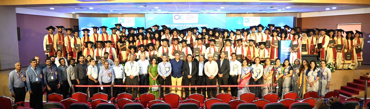 dukerala's tweet photo. DUK held the First Convocation on July 31, 2023 in which the Hon'ble @KeralaGovernor Shri. Arif Mohammed Khan, who is the Chancellor of DUK was the Chief Guest. Shri. Vinod Dham, known as the Father of Pentium Chip was the Guest of Honour, presided by Prof. Vijay Chandru. https://t.co/VuVNbiy3vF
