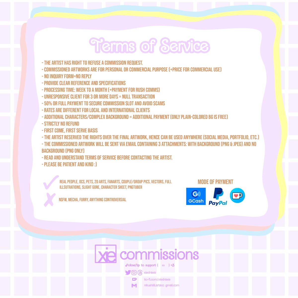 xiedraws's tweet photo. *.✧XIE COMMISSIONS OPEN*.✧  

Hi! I'm Xie and my comms are open! Pls help this broke artist to save money for uni🥹🙏

Dm/email me for deets😊🫶💛

rts/likes are highly appreciated, ty

#commissionsopen #commissions #artistsontwitter #artcommissions #commstwt #arttwt #artph https://t.co/3DCZrdCB2f
