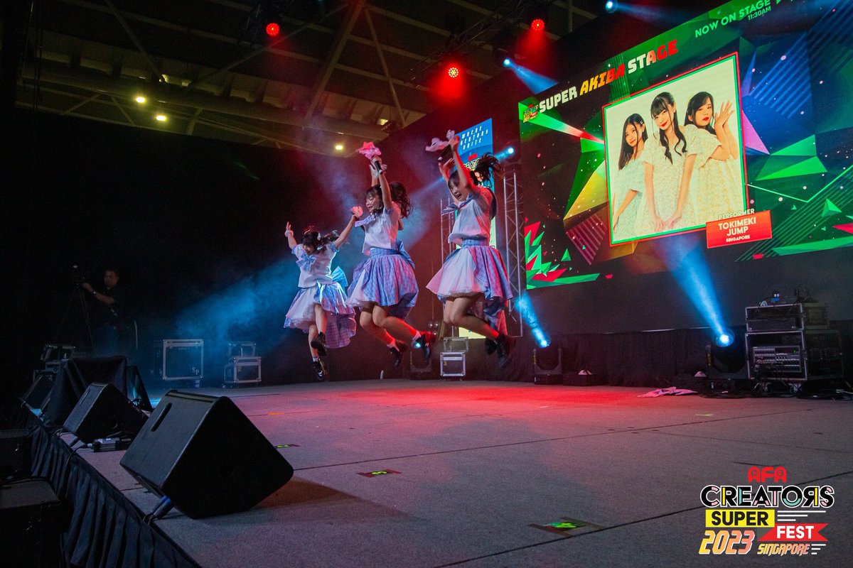 animefestasia's tweet photo. #ThrowbackThursday #afacsf #afacsf23 What was your favourite moment from Super Akiba Stage at AFA Creators Super Fest Singapore 2023?! https://t.co/vYwmYzorsA