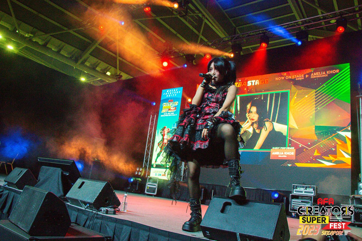 animefestasia's tweet photo. #ThrowbackThursday #afacsf #afacsf23 What was your favourite moment from Super Akiba Stage at AFA Creators Super Fest Singapore 2023?! https://t.co/vYwmYzorsA