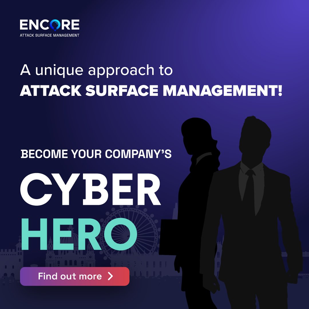 encore_security's tweet photo. With Encore you can quickly locate and fill vulnerability gaps. 

Book a meeting with our experts today and embark on your journey as a Cyber Hero. Don't wait - the digital battlefield awaits your expertise! https://t.co/uwZ0THFTK0

#cyberattack #Cyberhero #encore #cybersecurity https://t.co/ti8RGnQ5Kb