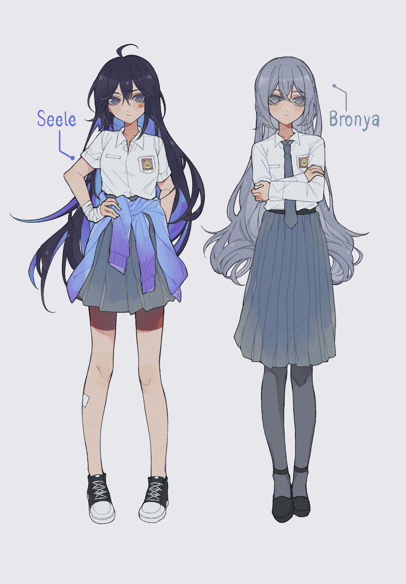 Highschool AU #bronseele #ブロゼレ