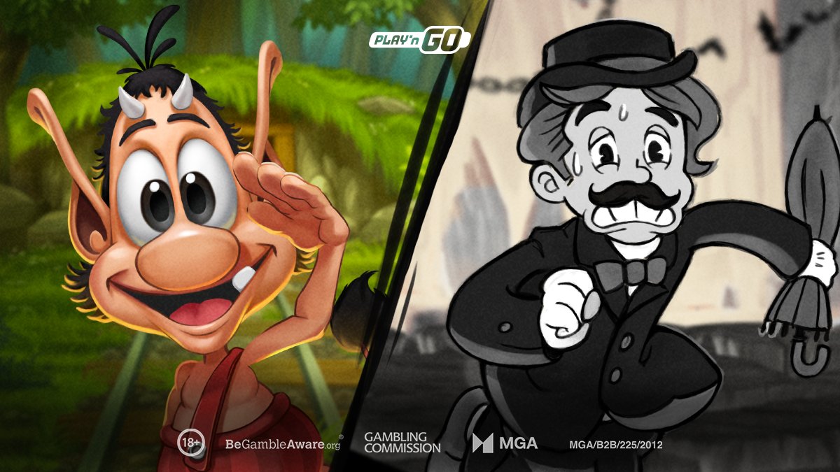 ThePlayngo's tweet photo. Two Play'n GO legends, one question! If you had to pick just one game world to hang out in, would you pick Charlie Chance or Hugo?
Hugo Legacy COMING SOON: https://t.co/5WuSZq6CoL
#hugo #hugothetroll #hugotvshow #hugolegacy #newgame #newrelease #newslot #hugogame #charliechance https://t.co/KrX65XWDqI