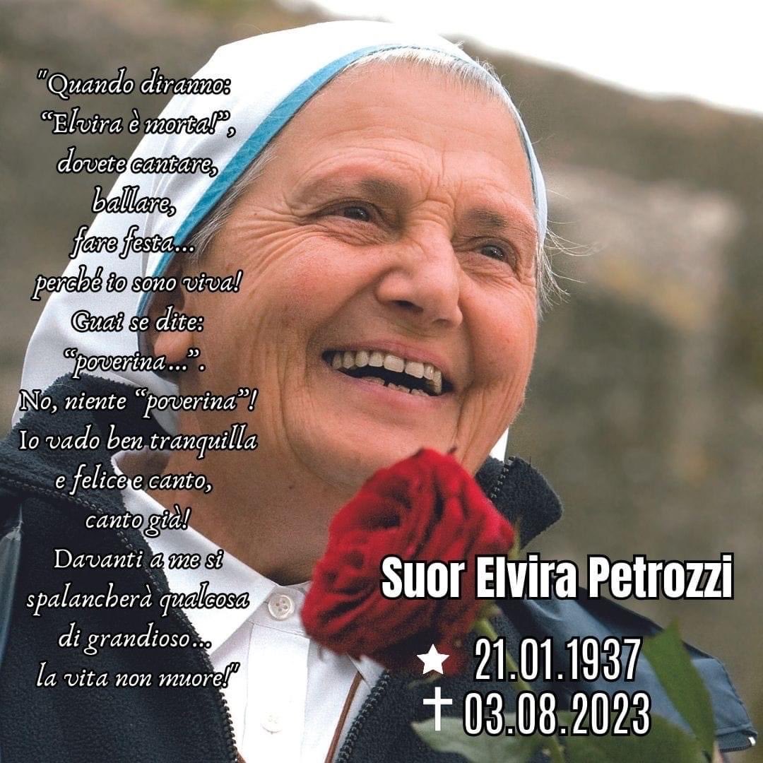 jairor27's tweet photo. Hoy ha fallecido la #MadreElvira, fundadora del #Cenaculo, donde muchos miles de jóvenes han sido rescatados de las drogas y de una vida sin sentido...
R.I.P. https://t.co/wdaHx7m62z