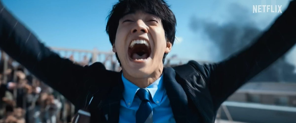 WatchmenID's tweet photo. Saat dunia dikuasai manusia... dia jadi Zombie. Saat dunia dikuasai zombie.... dia akhirnya jadi manusia 😂

Buat yang ngikutin versi animenya nonton film ini dijamin bakal bikin cengar-cengir sejak menit awal dengan adaptasinya yang kerasa pas! https://t.co/KLyzEOfu78