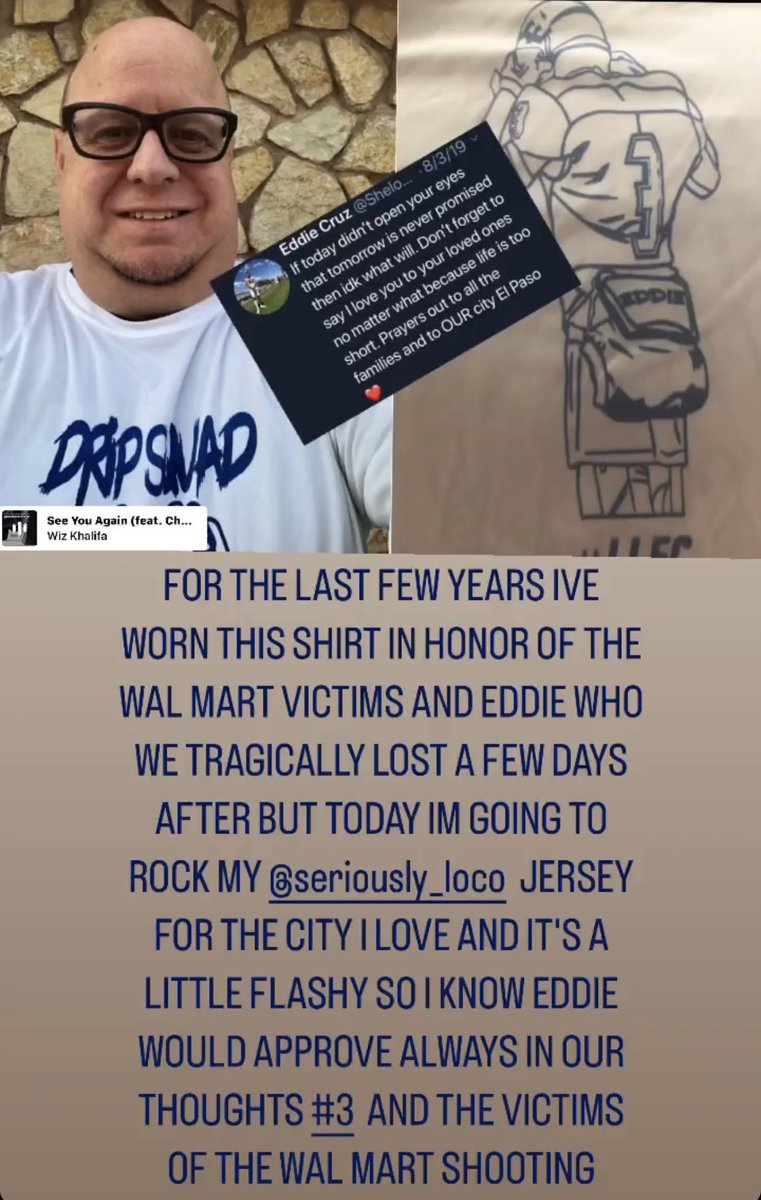 EastwoodFtbAlum's tweet photo. Always in our Thoughts #3 and the Wal Mart Shooting Victims #llec3 #elpasostrong https://t.co/TBpMw33vgi