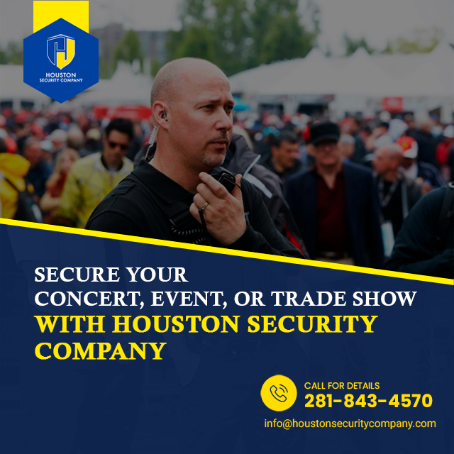 company_houston's tweet image. Whether it&apos;s a concert, event, or trade show, #HoustonSecurityCompany provides highly trained #guards for quick response and hazard detection. 

Contact us now for premier #eventsecurityservices!

#eventexcellence #safeevents #fastresponse #topprotection #safetyfirst