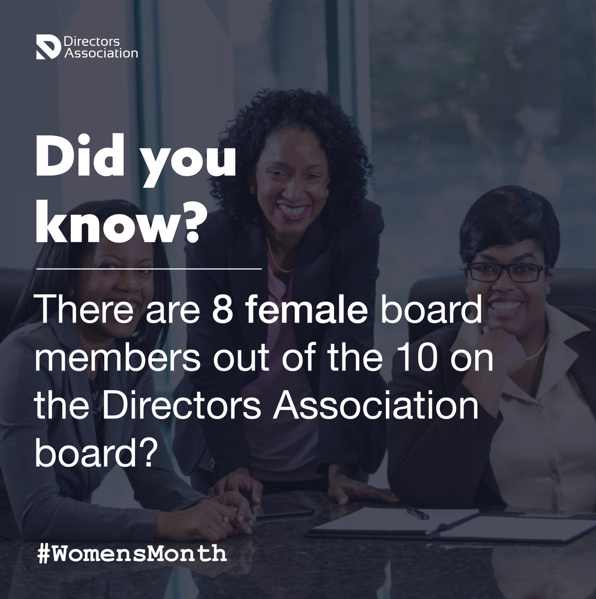 DirectorsAssoc's tweet photo. We are offering a discount to all female applicants to the Professional Director programme in honour of Women's Month. Visit https://t.co/NBUHr8qddR to see our website. #WomensMonth2023 #womenleadership #WomenEmpowerment https://t.co/PtNUmhbo1E