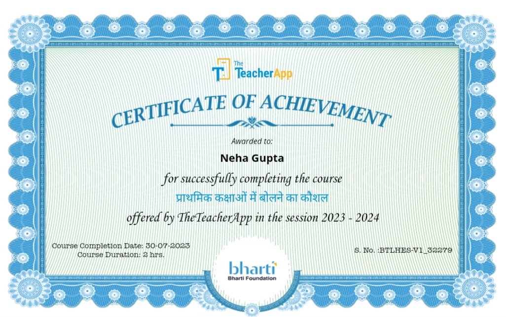 Continuous learning is the key..
Thanks for certificate...
@bhartifdn