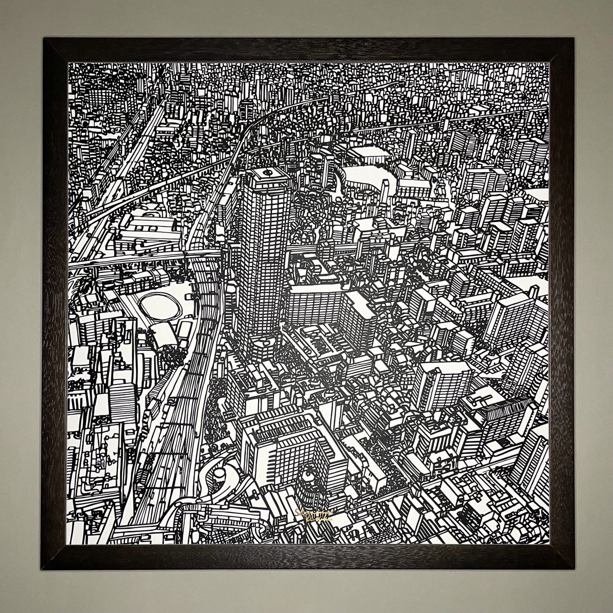 なんとか4点切り上げました。ほんま頭爆発しそうになりました。  600×600mm   #切り絵 #papercuttingart #art