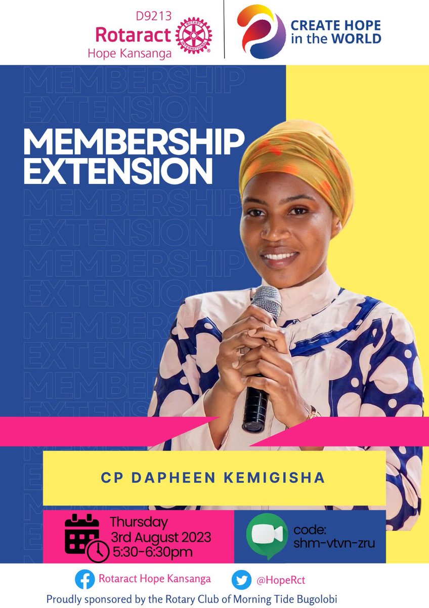 HopeRct's tweet image. We are honoured to host our Charter President in a hybrid fellowship to help us understand membership extension starting at 5:30pm.
#CreatingHopeintheWorld 
#HopefulHoppers