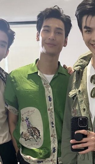 fouryellow_'s tweet photo. how many shirts that apo wears today ? 😭😭 

━ ♡ 
@Nnattawin1 #Nnattawin https://t.co/ZiU1kLvkXU