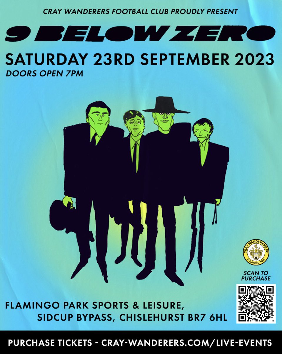 In this current climate regarding live music it’s good to talk about a new venue opening rather than venues closing. We are pleased to announce we are opening this new venue in September <a href="/OfficialWands/">Cray Wanderers FC</a> <a href="/tommonksmusic/">Tom Monks</a> <a href="/greaves_sonny/">Sonny Greaves</a> <a href="/AnthonyHarty1/">Anthony Harty 🇺🇦🇨🇮🇪🇺</a>
