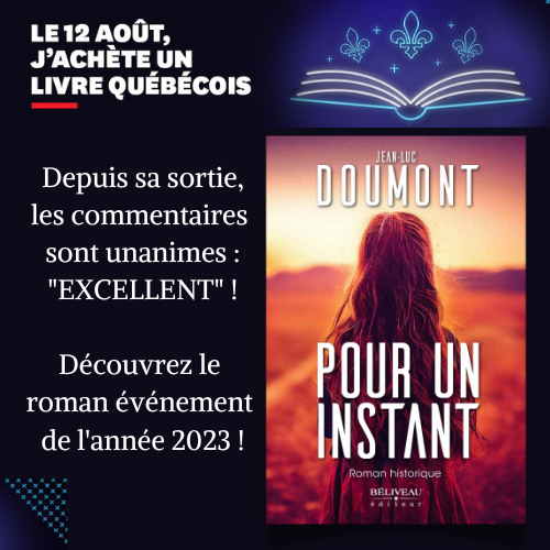 jldoumont's tweet photo. Le 12 août, achetez un livre québécois. Voici une belle suggestion ! #bestseller https://t.co/RXwoAfN12F