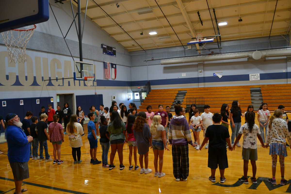 JMS has started off the year with our Cougar Camp for incoming 6th grade students.  Students received information about middle school, took a tour, and played some games.  Welcome to Cougar Country 6th Graders!!  #OneCommunity