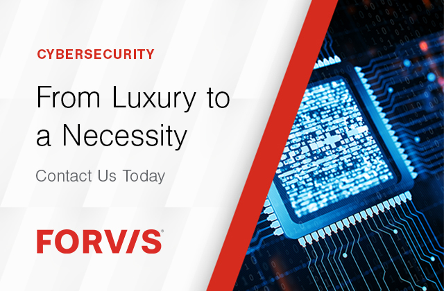 If you have employees working from home, it is vital to understand how to protect against heightened cybersecurity risks. What was once a luxury is now a necessity. <a href="/FORVIS/">FORVIS</a> has the experience you need to move forward: bit.ly/3QjVo8M
