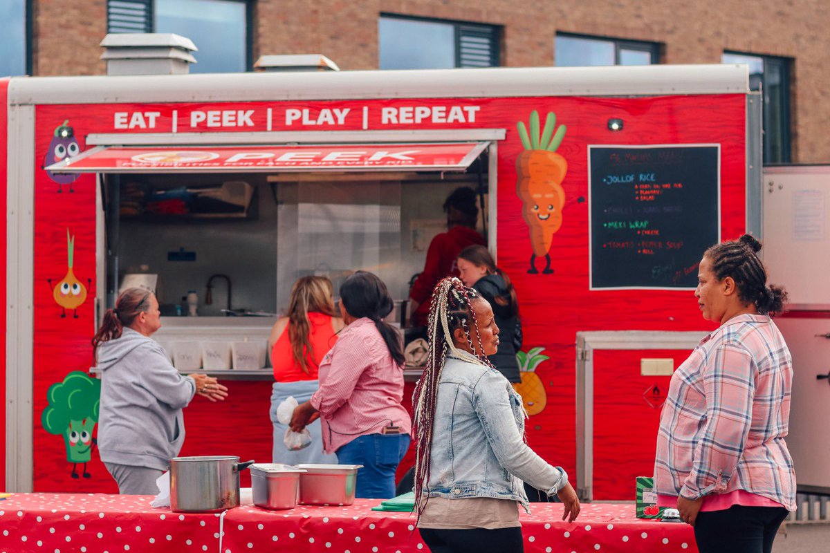 Our #PEEKWellbeing team dished out 23,272 meals from our food truck PEEKACHEW and partners: @AmoreDennistoun PJ’s Sandwiches @SoulFoodSister_ Cafe Tropicali @ScranAcademy @dockyardsocial 🫶 @GlasgowCC @MealsandMoreUK #HoFoP