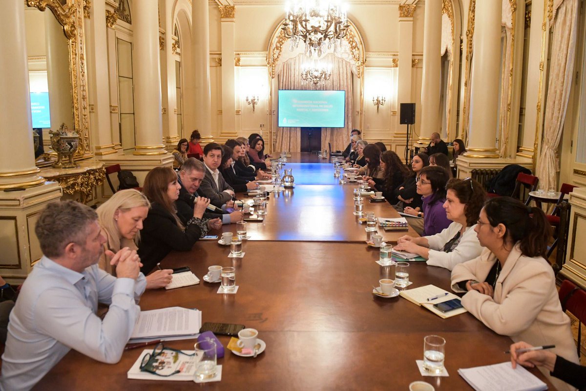 torresgabito's tweet photo. Participamos de una nueva reunión de #CONISMA (Comisión Nacional Interministerial en Políticas de Salud Mental y Adicciones) encabezada por la ministra de Salud de la Nación
@carlavizzotti, https://t.co/YuiVdR2KoA