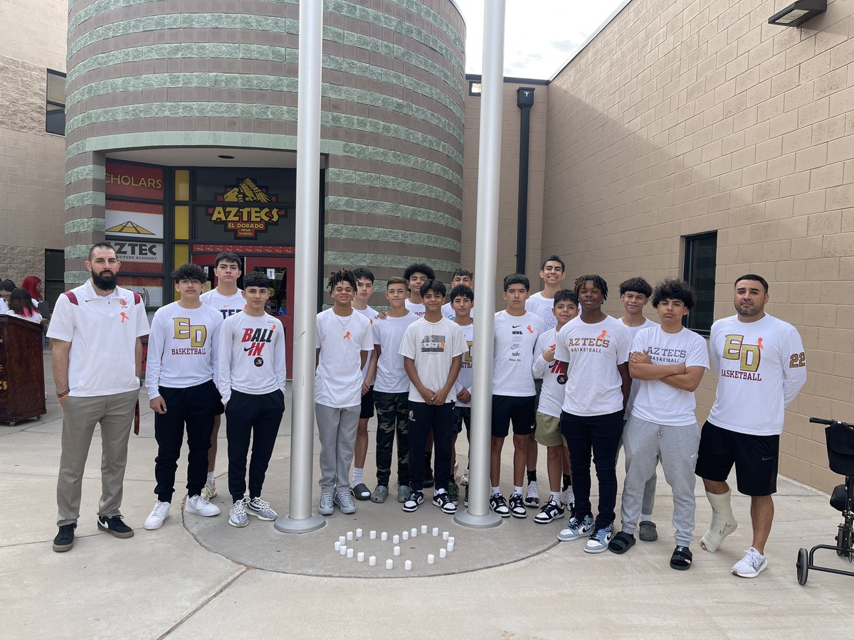 This morning our AZTECS remembered the lives of those lost on the tragedy of August 3rd, 2019. A day that we will never forget. We wish the families inner peace and we strive to be shining lights in our beloved community. #EPstrong