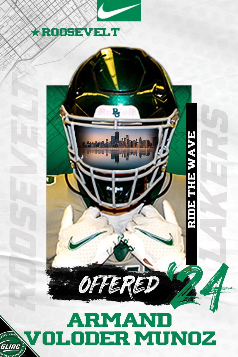 armandxvv's tweet photo. AGTG! After a great phone call with @Watts_RU I am blessed to receive my 2nd offer to Roosevelt University! @OLMafia @LakeParkFootbal @Coach_Kirk_67 @DanielWilson079 https://t.co/XppgZS5s7M