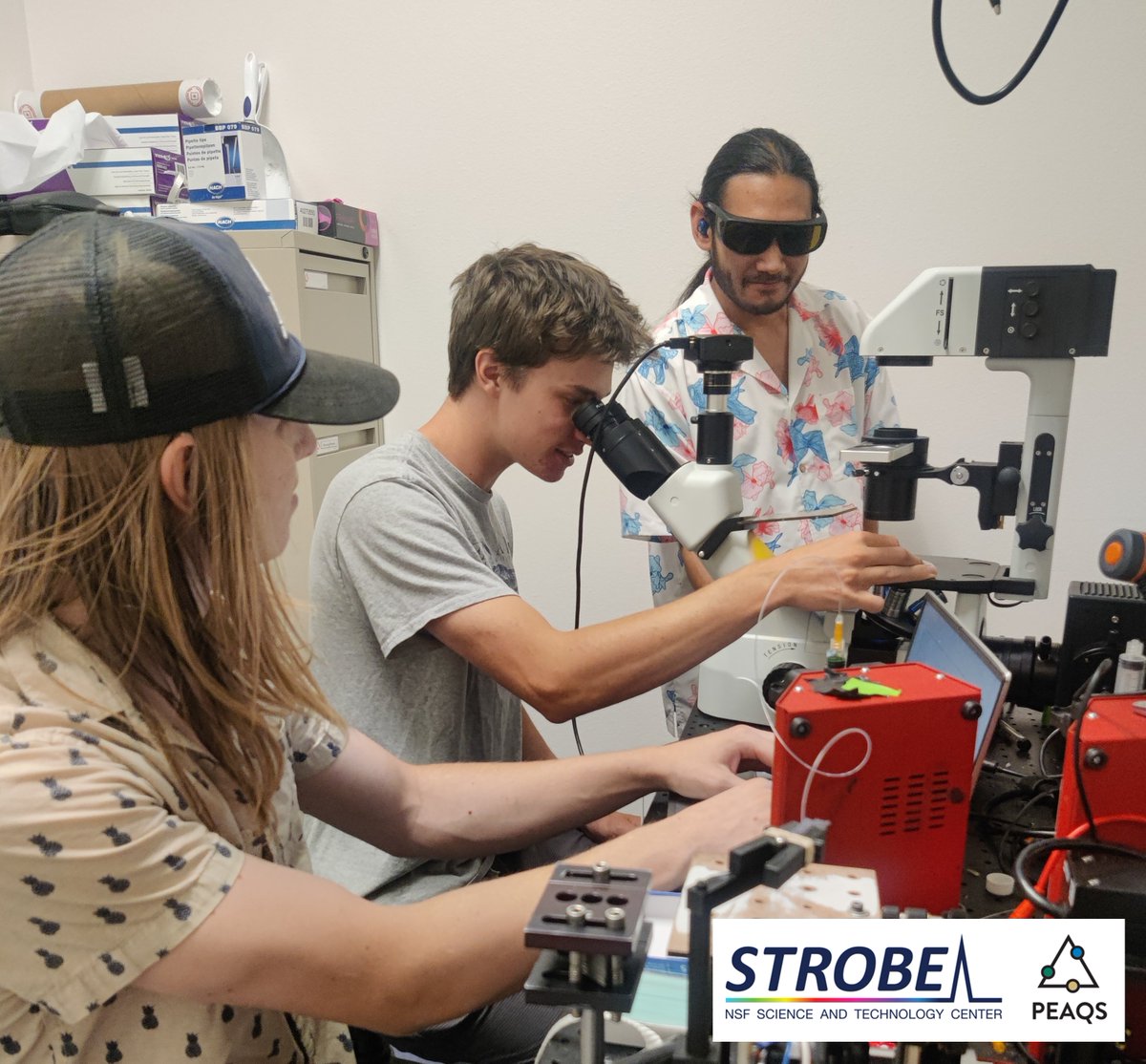 STROBE Science & Technology Center (@strobe_stc) on Twitter photo Mason, Ian and Donald, #STROBE Summer Undergraduate Research Scholars <a href="/FLCDurango/">Fort Lewis College</a> are working with the Li research group on their project: "Open-Source Microparticle and Droplet Counter."
#NSF #UndergraduateResearch #teamwork #optics Mason, Ian and Donald, #STROBE Summer Undergraduate Research Scholars <a href="/FLCDurango/">Fort Lewis College</a> are working with the Li research group on their project: "Open-Source Microparticle and Droplet Counter."
#NSF #UndergraduateResearch #teamwork #optics